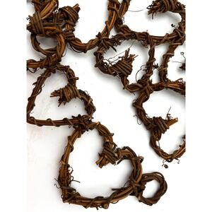 Set of 3 Rustic 5 Ft. Vine Heart Garland Rustic Wedding Boho Chic Valentine Day